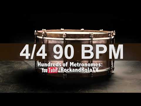 🔴 90 BPM Snare Metronome
