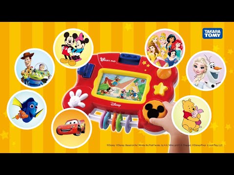 【ディズニーキャラクターズの「さわって知育　ビジーパッド」紹介動画】