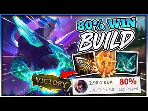 YOU NEED TO USE THIS BUILD TO CLIMB TO CHALLENGER AS YASUO (80% WIN RATE) - League of Legends