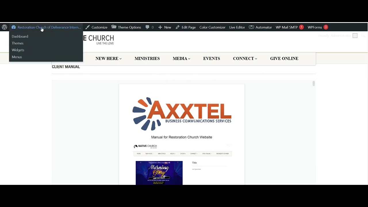 Admin Video Tutorials