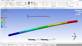 SFD and BMD of a Cantilever Beam Uniformly Distributed Load in Ansys| Static Structural Tutorial -03