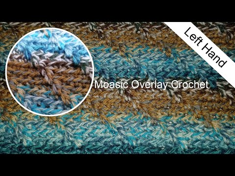 Left hand Get your Hook Wet in Overlay Mosaic Crochet with this Super Easy Stitch