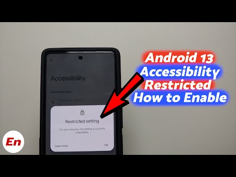 Android 13 & 14 Accessibility Access Restricted Setting Enable or Bypass | Without Root & Computer
