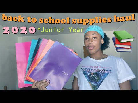 Back To School Supplies Haul 2020 || Junior year