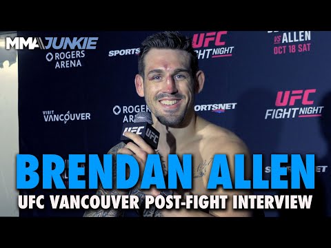 Brendan Allen makes case for Khamzat Chimaev title fight after upset of RDR | UFC Vancouver