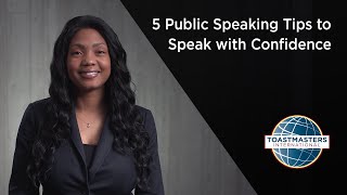 5 Public Speaking Tips to Speak with Confidence