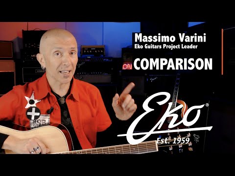 Eko Guitars Series WOW - shape A & D Comparison - Massimo Varini