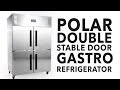 Video: Armario frigorífico Gastronorm de dos puertas dobles Polar CW195