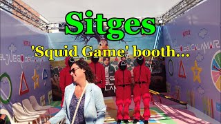 [SPAIN-SITGES] Sitges International Film Festival 'Squid Game' booth...12/OCT/2021 02:00 pm