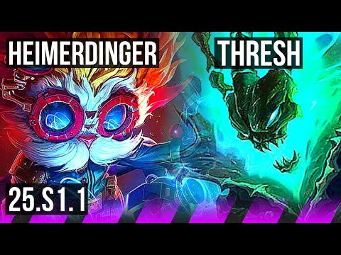 HEIMERDINGER & Miss Fortune vs THRESH & Varus (SUP) | KR Master | 25.S1.1