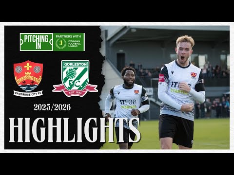 HIGHLIGHTS | Cambridge City 3 - 2 Gorleston | Isthmian League North Division