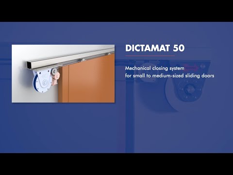 Sliding door closer DICTAMAT 50 | Mechanical door closer for sliding doors | DICTATOR