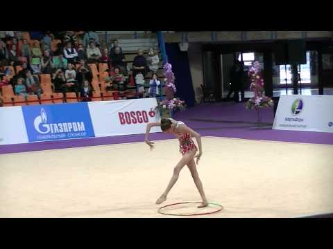 Polyakova Veronika (RUS) hoop 1999 Gran Prix Moscow 2014 Qua