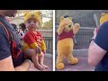 Baby In Costume Meets Winnie The Pooh CUTE KIDS