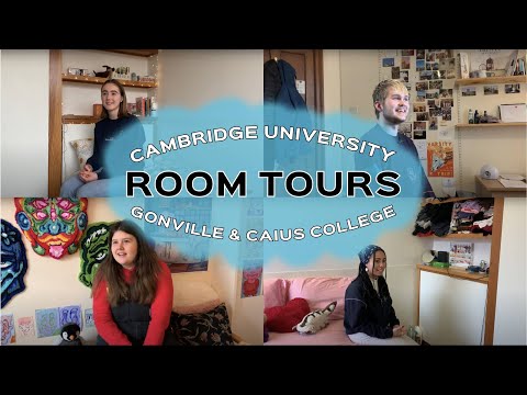 CAMBRIDGE STUDENT ROOM TOURS | Gonville & Caius College