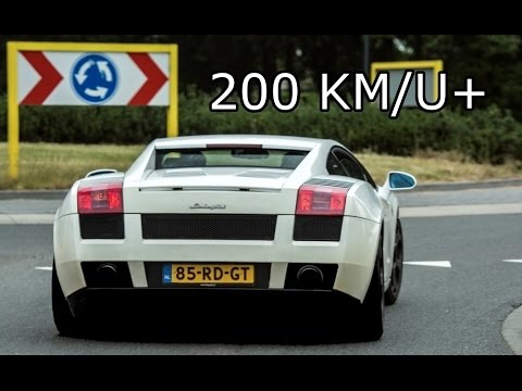 Wegmisbruikers   Achtervolging rijke Sjeik in Lamborghini Aventador SV!