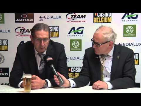 Persbabbel met Georges Leekens na KSC Lokeren - Charleroi 1-0