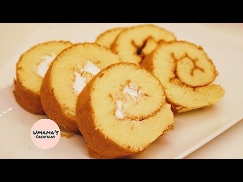 Vanilla Cake Roll | Easy & Delicious