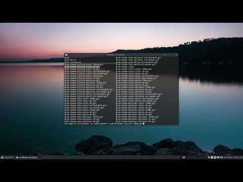 ArcoLinux : 2498 - 54 grub themes have been added to the repo - how to apply a grub theme