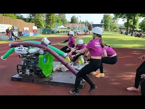 Požární útok Bernartice nad Odrou ženy v Závišicích 2023