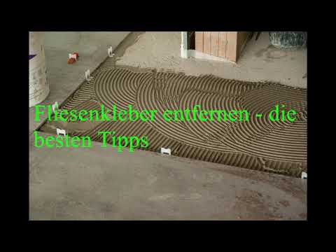 Fliesenkleber entfernen ▷ die besten Anleitungen und Tipps