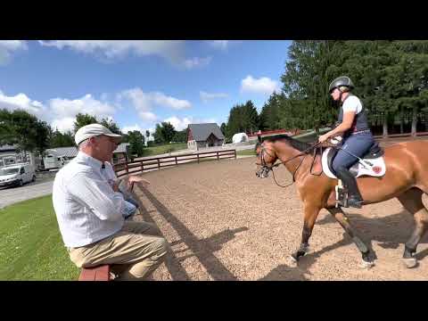 The Madden Method - Beezie teaching a young horse lesson