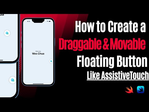 Drag and Drop Floating button like AssistiveTouch SwiftUI