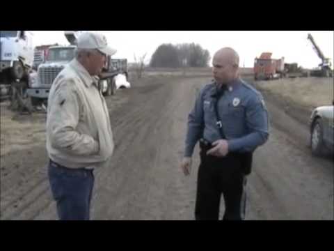 State Trooper Throwing Owner Off His Own Property