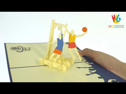Popup Card 3D For Him | Sport Popup Card 3D Model