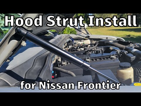 How to Install Hood Struts for a Nissan Frontier/PathFinder/Xterra (2004-2018)