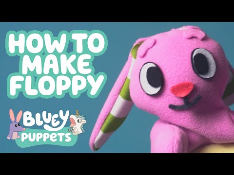 Bluey Puppets: How to Make Floppy 🐰🪐  | Brand New Series | Bluey