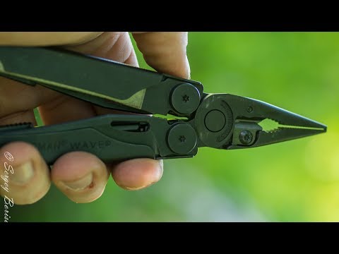 JAV Daugiafunkcinis įrankis Leatherman Wave+ juodas video
