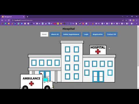 Hospital Treatment Appointment Mangement in PHP Application Projects