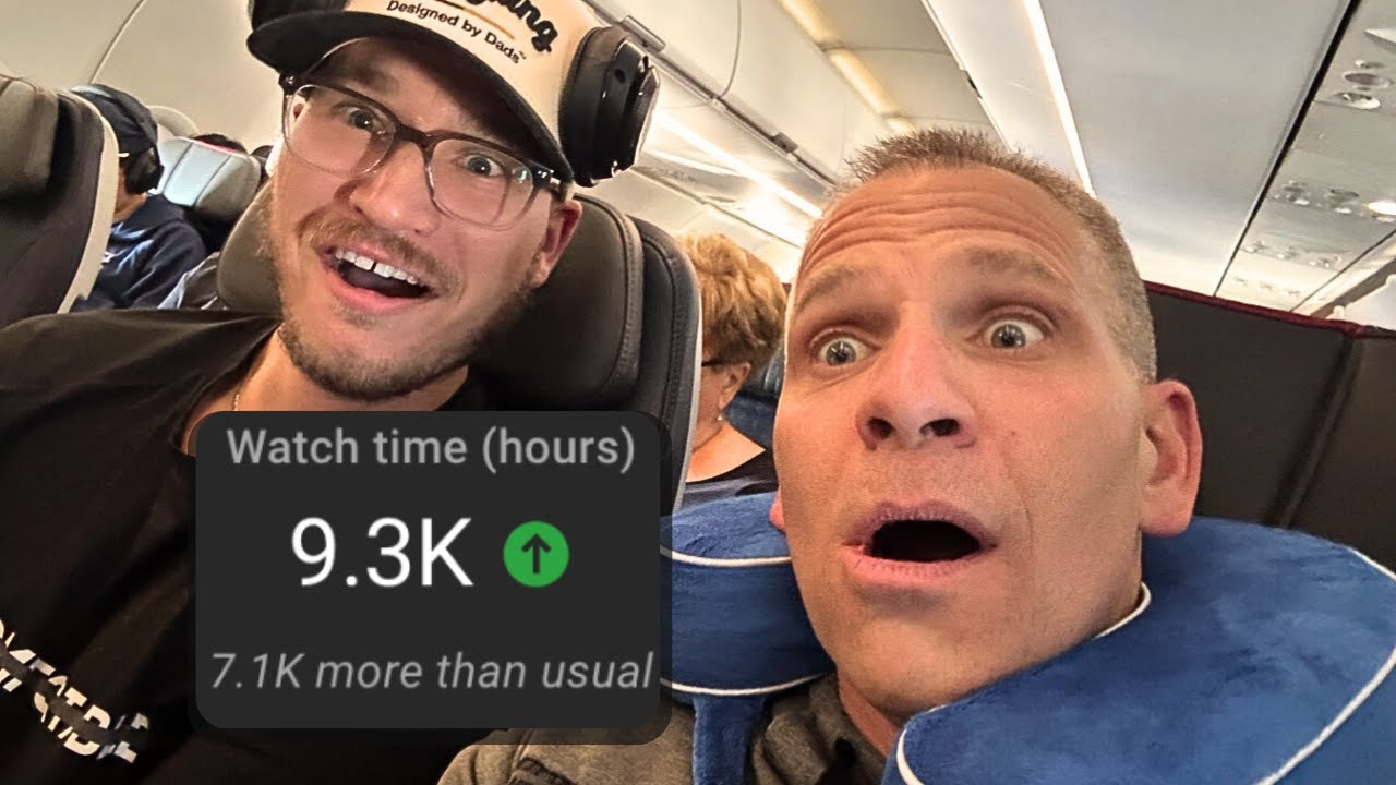 I Cracked YouTube's 4,000 Watch Hours On A 3 Hour Flight