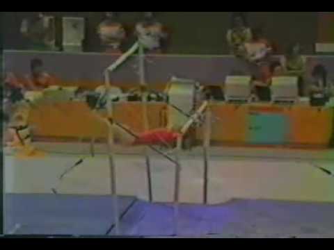 Ma Yanhong 1984 Olympics Compulsories Bars