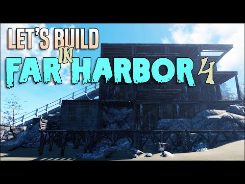 Let's Build in Far Harbor (Part 4) 🏨 Fallout 4 No Mods Shop Class