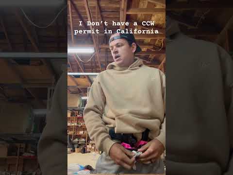 I don’t have a Ccw permit right now #mayvbonta