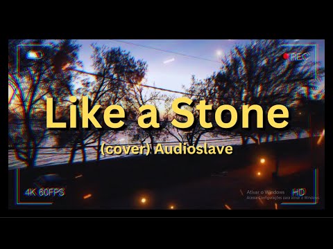 (cover & lyrics) audioslave - like a stone
