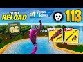 113 Elimination Solo Vs Squad Reload Zero Build Gameplay Wins NEW Fortnite RELOAD Chapter 6 PC