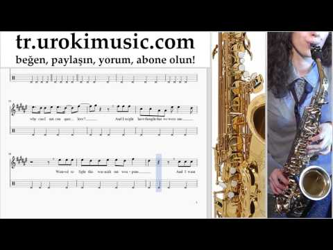Saksafon alto Nasıl Çalınır Sia Elastic Heart Bölüm#2 Okul Öğretmen Notalar Eğitim Tablatura