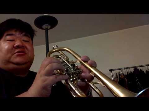 Andrew Clark Custom-made Bb/A Rotary Trumpet