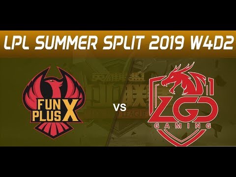 FunPlus Phoenix vs LGD Gaming | LPL Summer 2019 W4G3 | FULL GAME