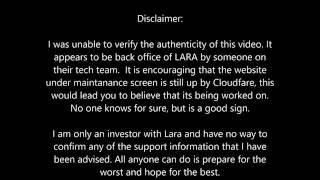 LARAWITH ME NEW UPDATE   10-13-2016 LARA WITH ME WEB - GLOBAL RESOURCE