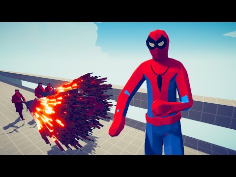 SPIDER MAN vs 3x EVERY GOD - Totally Accurate Battle Simulator TABS