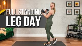 25 min. STRONG LEGS Full Standing Leg Day Supersets Strength Training