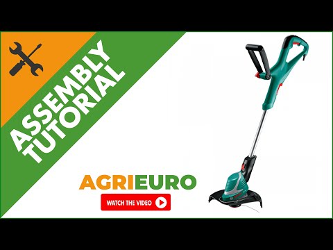 Bosch ART 30 Electric Edge Strimmer - 550W Motor - 30 cm Cutting diameter - Assembly tutorial