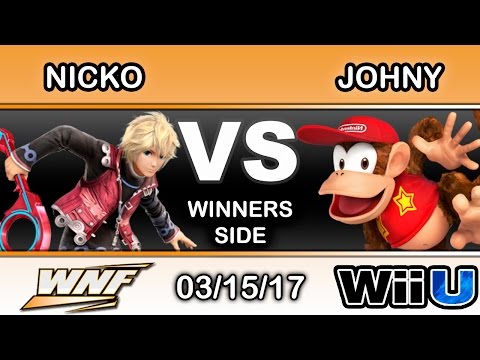 WNF 1.5 - FAD | Nicko (Shulk) Vs. Johny (Diddy Kong) Winners Side - Smash Wii U