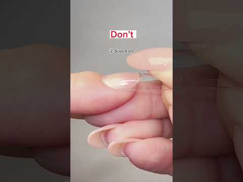 Common errors in Gel-X application 🥲 #apresgelx #apresnail #apres #apresgelcouleur