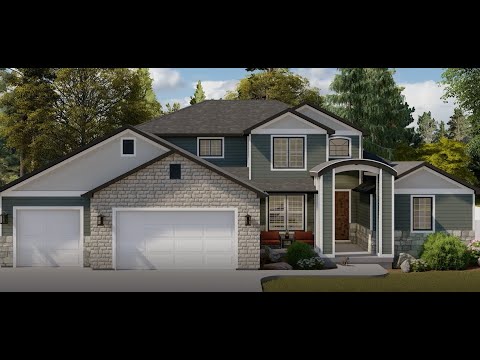 CONTEMPORARY HOUSE PLAN 2802-00083 WITH INTERIOR