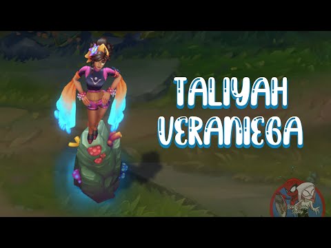 Taliyah Veraniega Animaciones y Habilidades - League of Legends